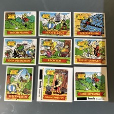 9x Hanuta Sammelbilder Asterix