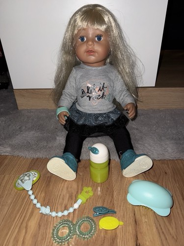 Mädchenpuppe blond glatt