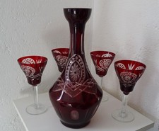 Karaffe Kristallglas Bohemia