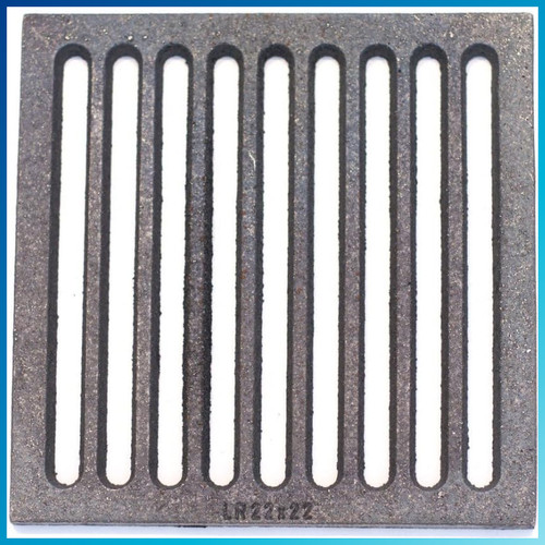 Gussrost 22x22cm ofenrost - gussrost,