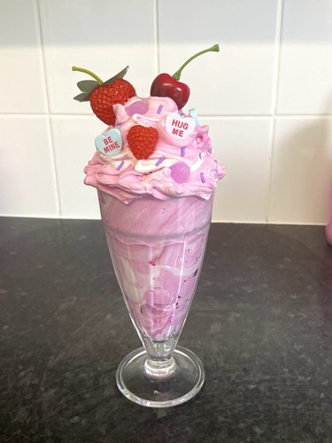 Künstlicher eisbecher - künstlicher,