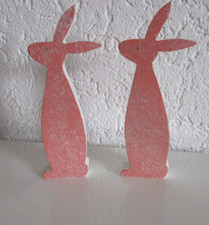 Osterhase 2 Stück Deko Figur