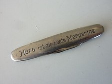 Taschenmesser HERO MARGARINE Reklame * Werbegeschenk um 1930