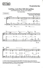 Liebling, mein Herz läßt dich grüßen von Richard Heymann für gemischten Chor