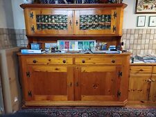 Esszimmer Buffet mit 2 Schubladen und Oberteil, gebraucht vintage 190x54x176