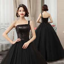 NEU Abend formell Party Abschlussball Brautjungfer Pailletten Showkleid