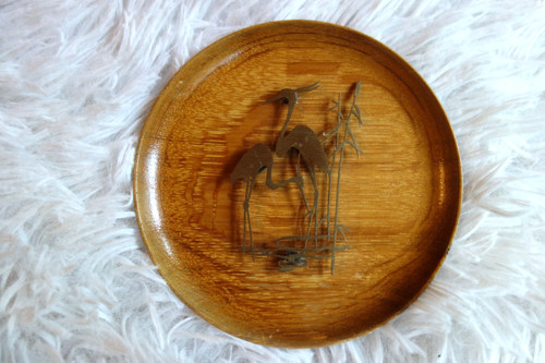 Wandteller aus holz - wandteller,
