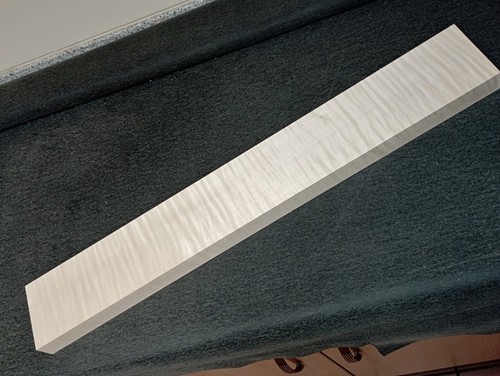 Flamed maple neck - neck, blank