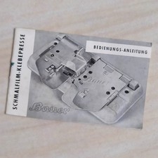 Bauer Schmalfilm Klebepresse