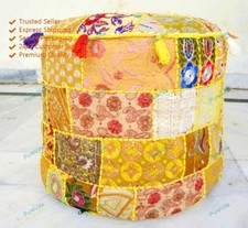 Gelb Ottomane Sessel Hocker