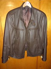 TOLLE LEDERJACKE--RENTIERLEDER--DUNKELBRAUN- GRÖSSE 52 -REINDEER by BRANDT - TOP