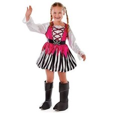 Mädchen Pink Piraten Kostüm