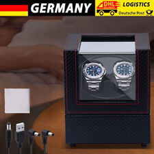 2 Uhren Uhrenbeweger Automatisch Watch Winder Uhrenbox Uhrendreher Kasten Holz