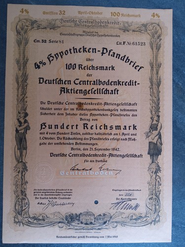 100 reichsmark - 100,