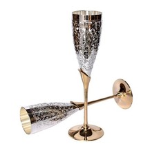 Gravierte versilberte messing - gravierte,