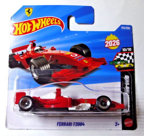 Hot wheels ferrari f2004 - hot,