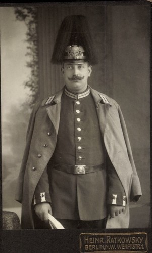 Cdv deutscher offizier - deutscher, in