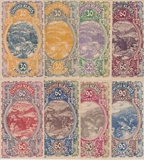 8 Banknoten 30 bis 90 Heller