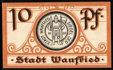 Notgeld wanfried pf - 10,