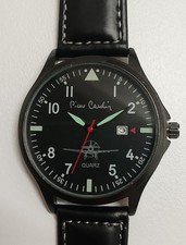 Pierre Cardin Fliegeruhr Pilotenuhr Design NEU Herrenuhr Batterie Neu P17.