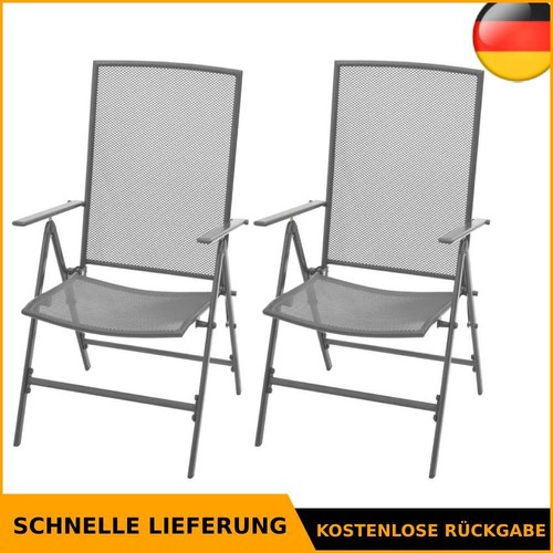 Gartenstuhl streckmetall - 2x,