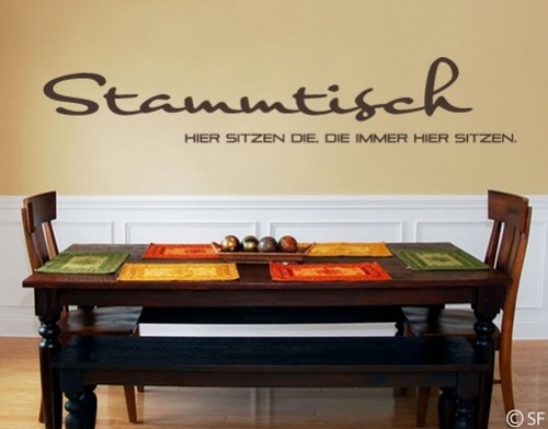 Wandtattoo stammtisch sprüche - wandtattoo,