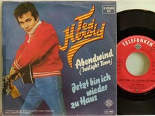 Ted Herold -Abendwind / Jetzt bin ich wieder zu Haus  D-1978  Telefunken  toc.