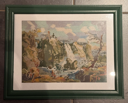 Gerahmtes landschaftsbild - gerahmtes,