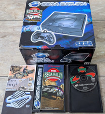 Sammlerzustand ! SEGA Saturn Konsole - OVP - Spielkonsole Sega Rally