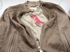 Lloyd Nappa Lederjacke LL-Wella-CS, Damen 40 (38), Taupe / Stein