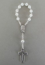 Rosenkranz kleine cremefarbene