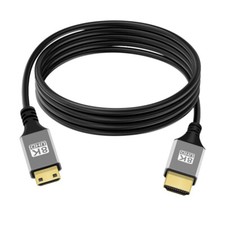Mini Micro HDMI 2.1 Ultra Dünnes HDTV Kabel 8K 4K Typ-A zu Typ-D für Kamera HDTV