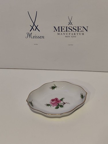 Meissen porzellan schale rote - porzellan, schale,