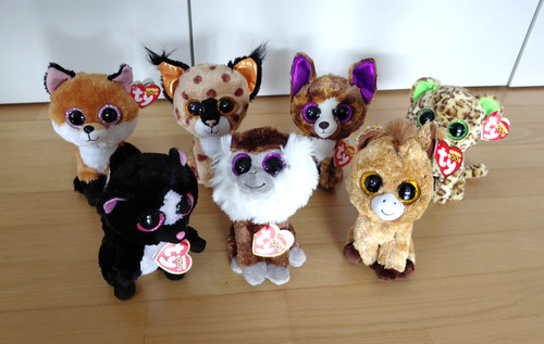 Beanie boo 7er konvolut - beanie,