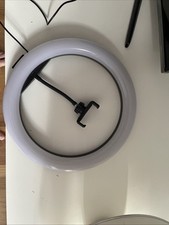 Selfie Ringleuchte mit Handy Lichtring LED Webcam Ring Light Tisch