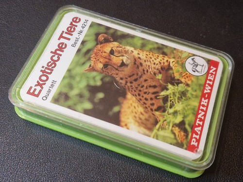 Exotische tiere quartett - exotische,