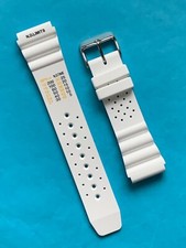 Uhrband Diver wasserfest 22 mm weiss Ersatzband  Uhrenarmband Taucherband E