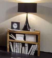 Massivholz Nachttisch 40cm Fichte antik Nachtschrank Nachtkommode Nachtkonsole