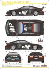 Decal opel calibra 4x4 - calibra, dtm