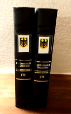 2 x Lindner ETB Alben 13 Ringe Album 1103 schwarz mit Ersttagsblätter - Hüllen