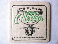 Bierdeckel, Bierfilz, DDR