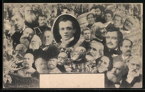 Collage von berühmten - ak,
