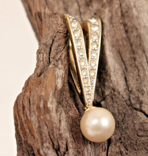 Anhänger Kette Tuch Perle