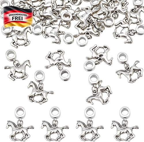 Pferde charm anhänger - pferde,