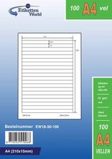 Universaletiketten 210x15mm