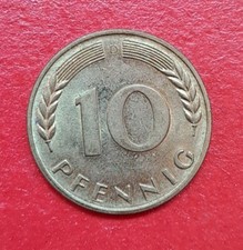 10 Pfennig 1950 D Prägefrisch