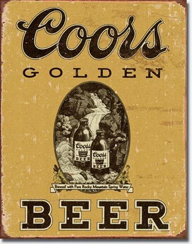 Schild cm usa - 30, coors