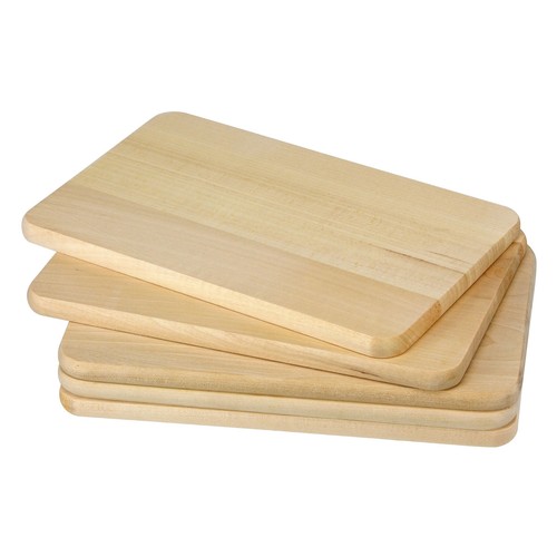 Frühstücksbrettchen holz - 5x,