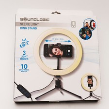 SOUNDLOGIC Selfie Light Ring Stand 120 LEDs Ø26cm Ringlicht + Stativ ***NEU***