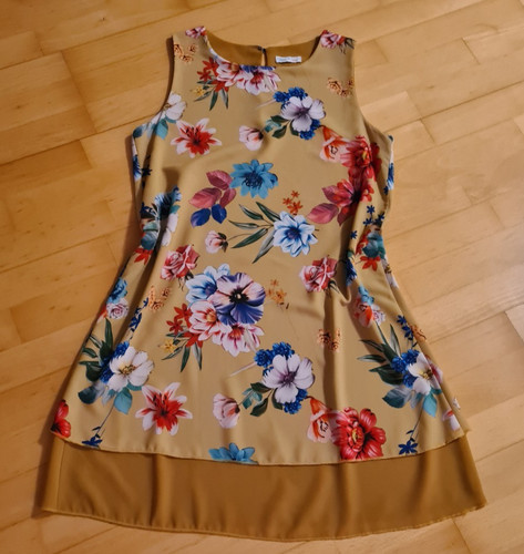 Sommerkleid senfgelb 40 - sommerkleid,